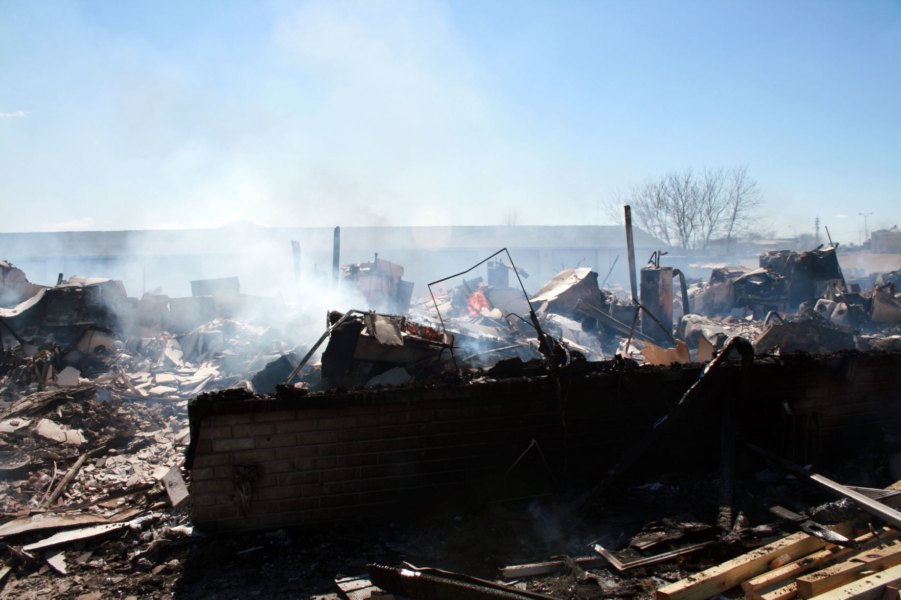 Investigation photos from 109 Knaup Drive explosion